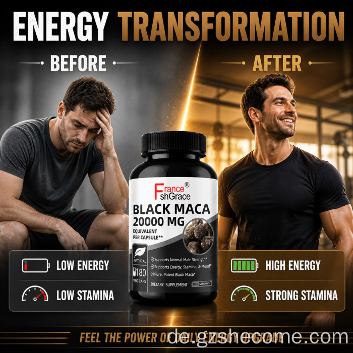 Shecome Black Maca Boost Energy Penisvergrößerungspillen
